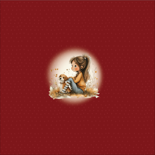Autumn Lovers Panel 4 Rot
